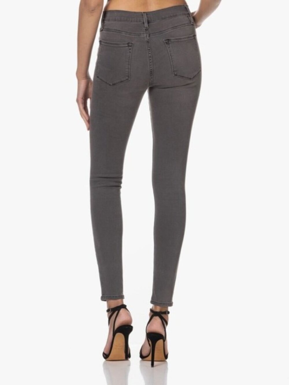 Frame Denim Le High Skinny in Grey Smithson 26 NWOT